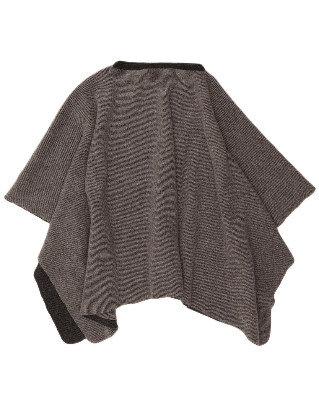 VINTAGE Jersey Poncho Mujer Talla Única Gris