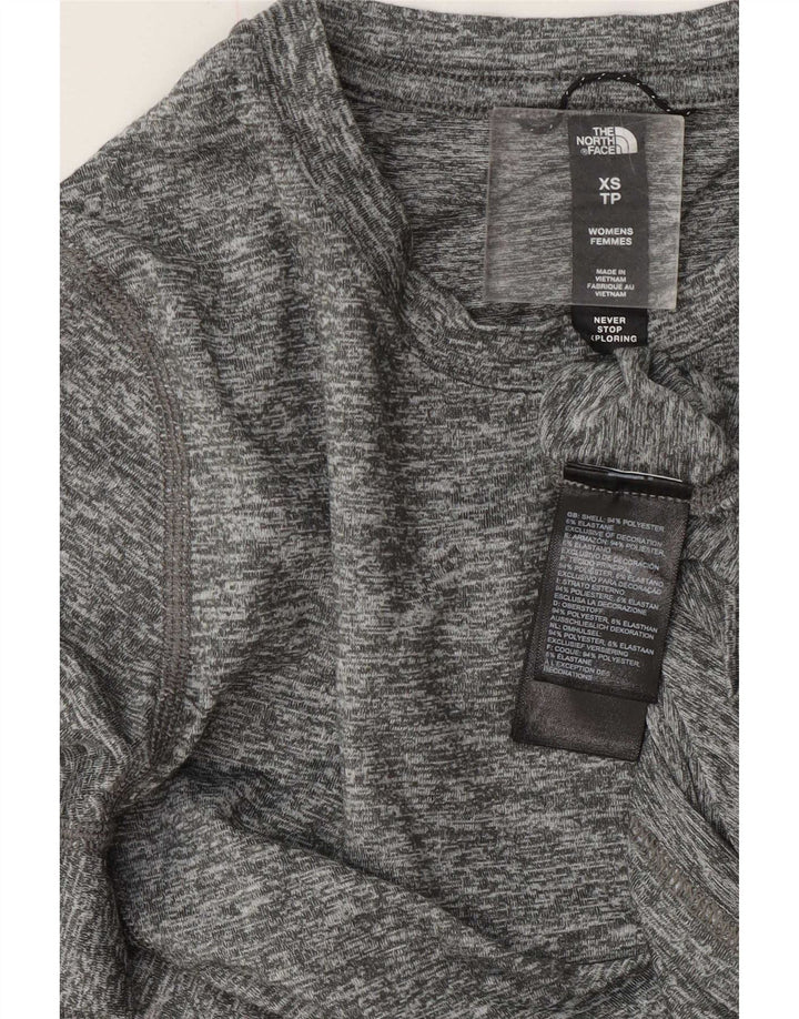 The North Face Camiseta de manga larga para mujer UK 6 XS Poliéster moteado gris