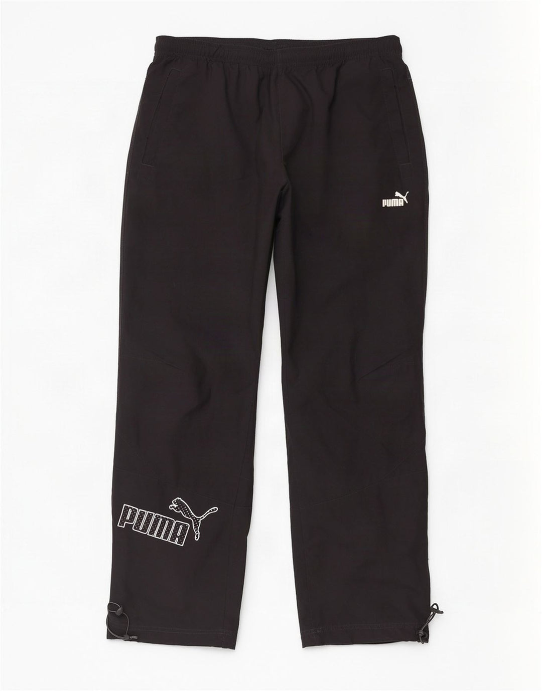 Pantalón De Chándal Puma Hombre Grande Negro Poliéster