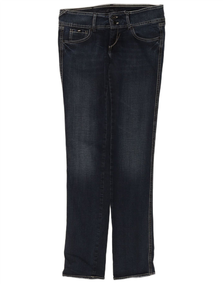 Vaqueros Slim Mujer Gas W30 L34 Azul Marino Algodón