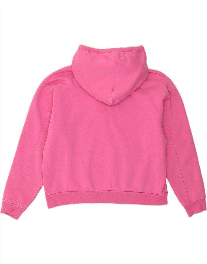 LEVI'S Womens Oversized Hoodie Jumper UK 14 Medium Pink Vintage Levi's and Second-Hand Levi's from Messina Hembry 