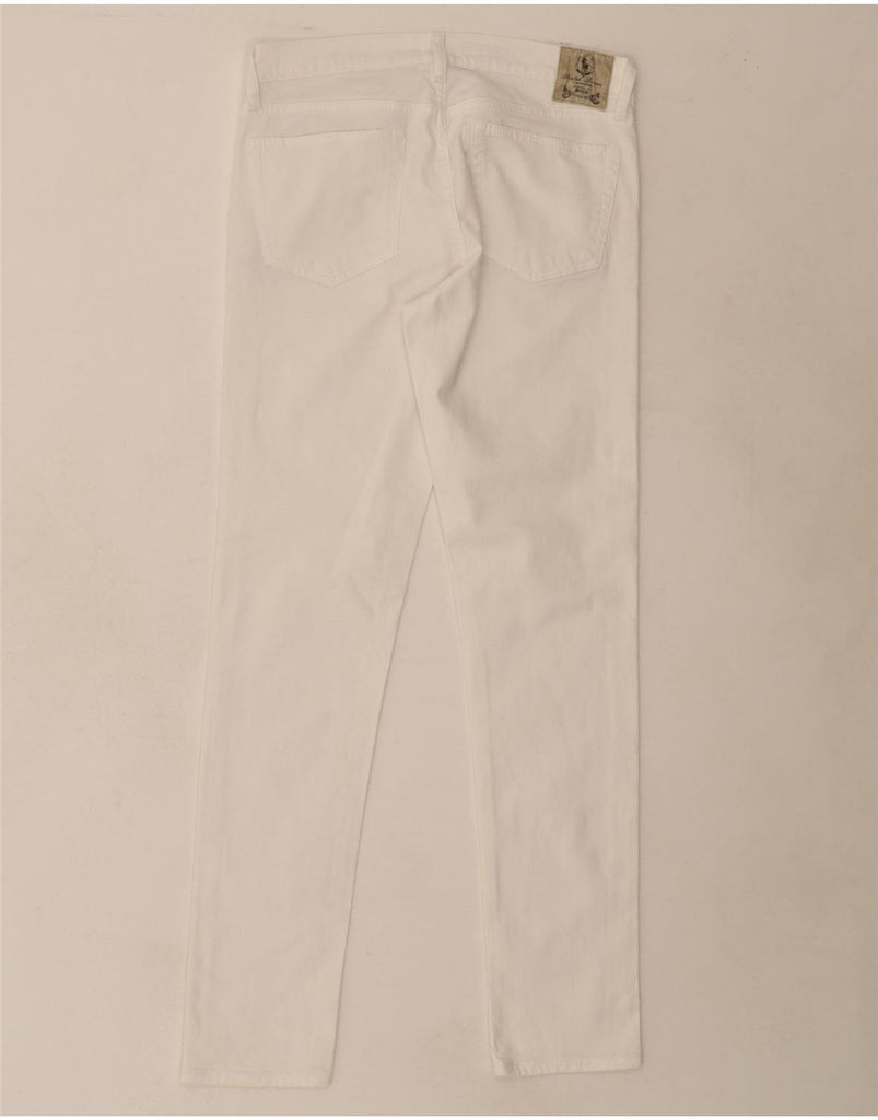 RALPH LAUREN Womens Skinny Jeans W30 L30 White Cotton Vintage Ralph Lauren and Second-Hand Ralph Lauren from Messina Hembry 