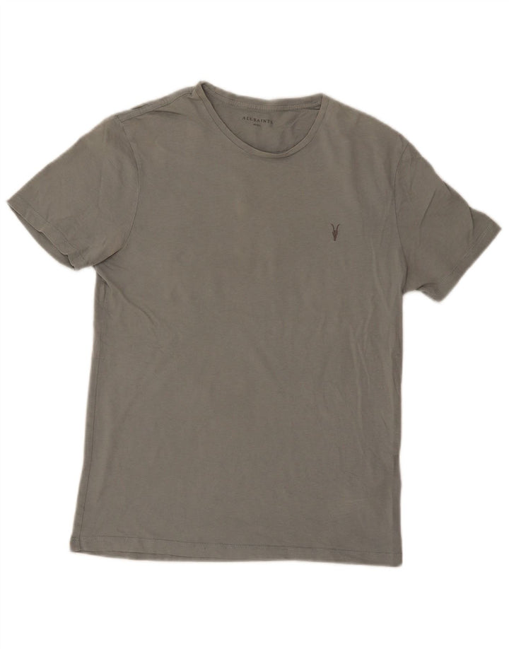 Camiseta All Saints Hombre Top Small Gris Algodón