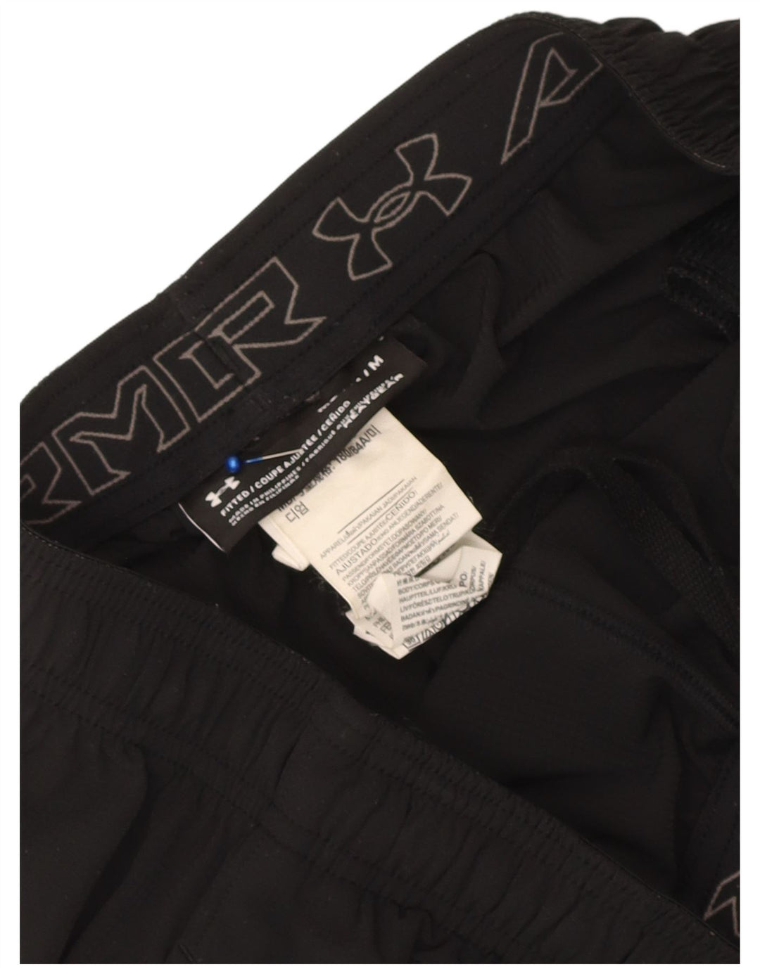 Under Armour Pantalones cortos deportivos Heat Gear para hombre Poliéster negro mediano