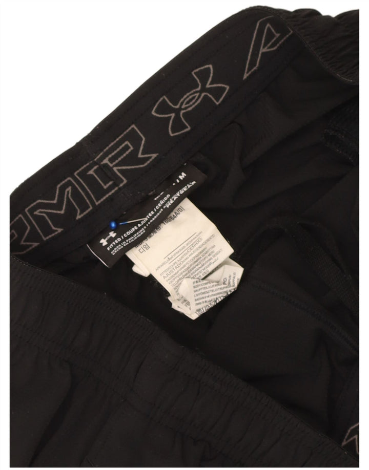 Under Armour Pantalones cortos deportivos Heat Gear para hombre Poliéster negro mediano