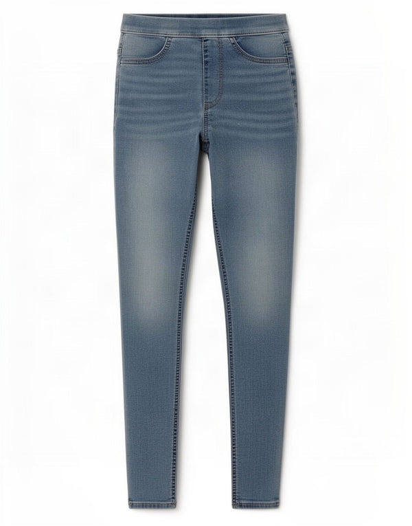 Marks & Spencer Jeans Jegging para Mujer UK 8 Small W26 L28 Algodón Azul