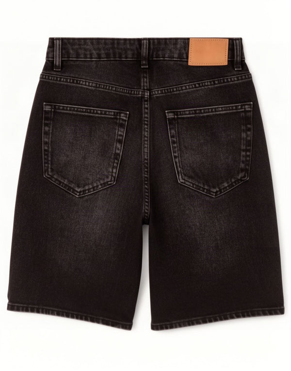 Zara Pantalones cortos vaqueros para hombre EU 40 Medium W30 Algodón negro