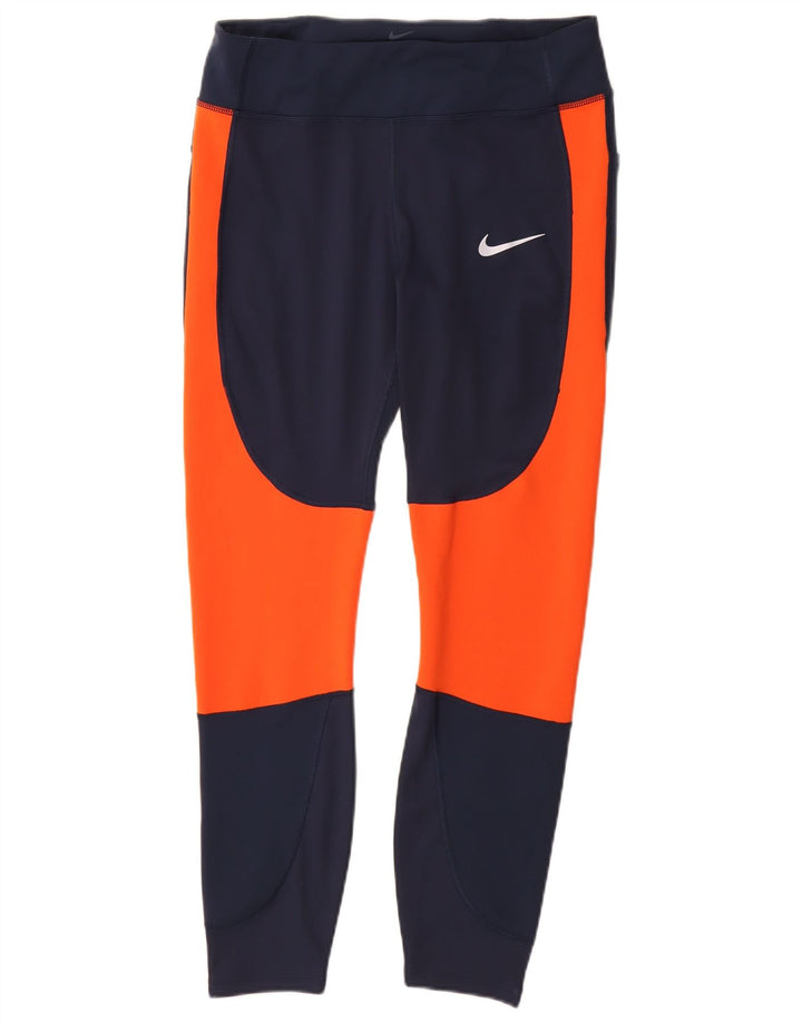 Leggings Nike para mujer UK 44 Grande Azul marino Colorblock Poliéster
