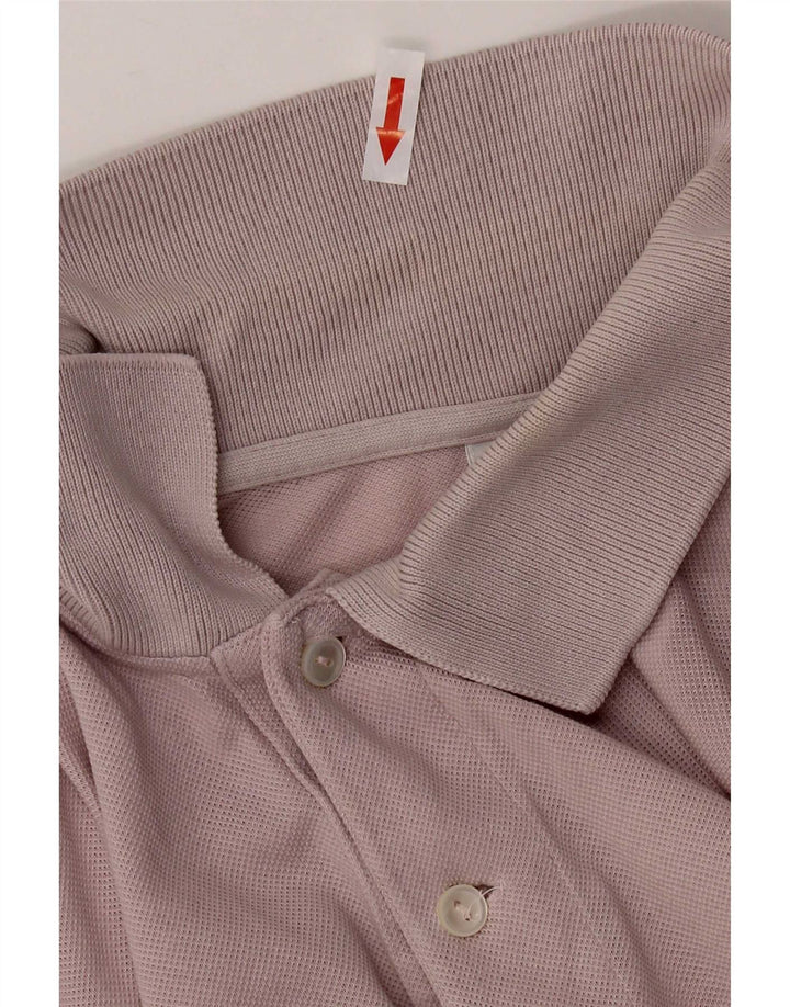 Polo Lacoste para hombre talla 4 algodón rosa mediano