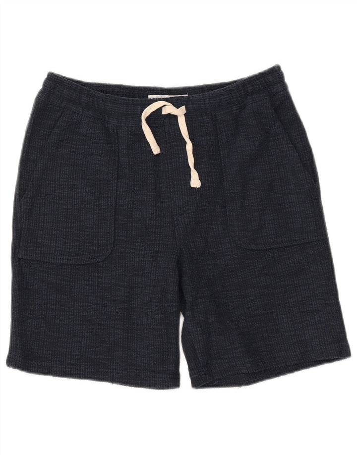 ZARA Mens Chino Shorts Medium W31  Navy Blue