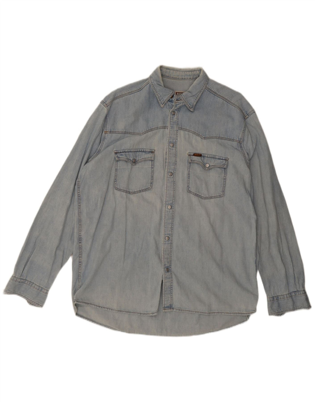 Rifle Camisa Vaquera Hombre XL Algodón Azul