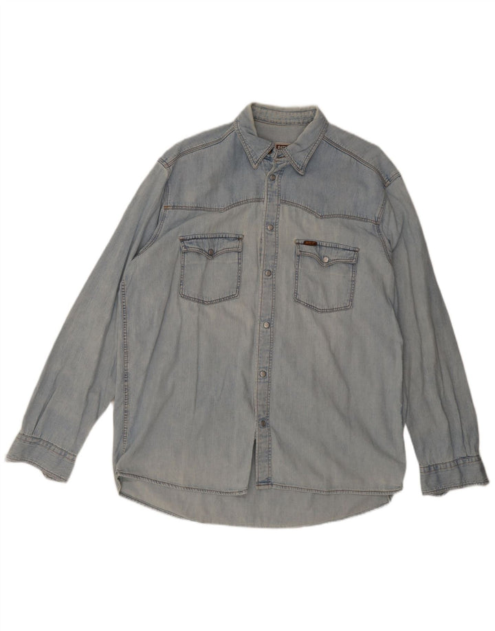 Rifle Camisa Vaquera Hombre XL Algodón Azul