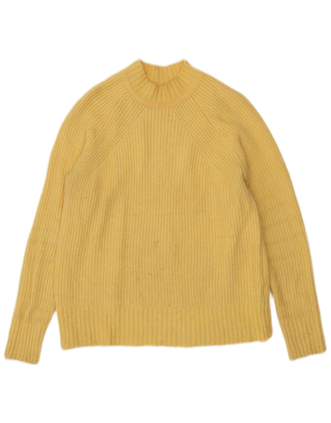 Marks & Spencer Suéter con Cuello Alto para Mujer UK 10 Small Yellow