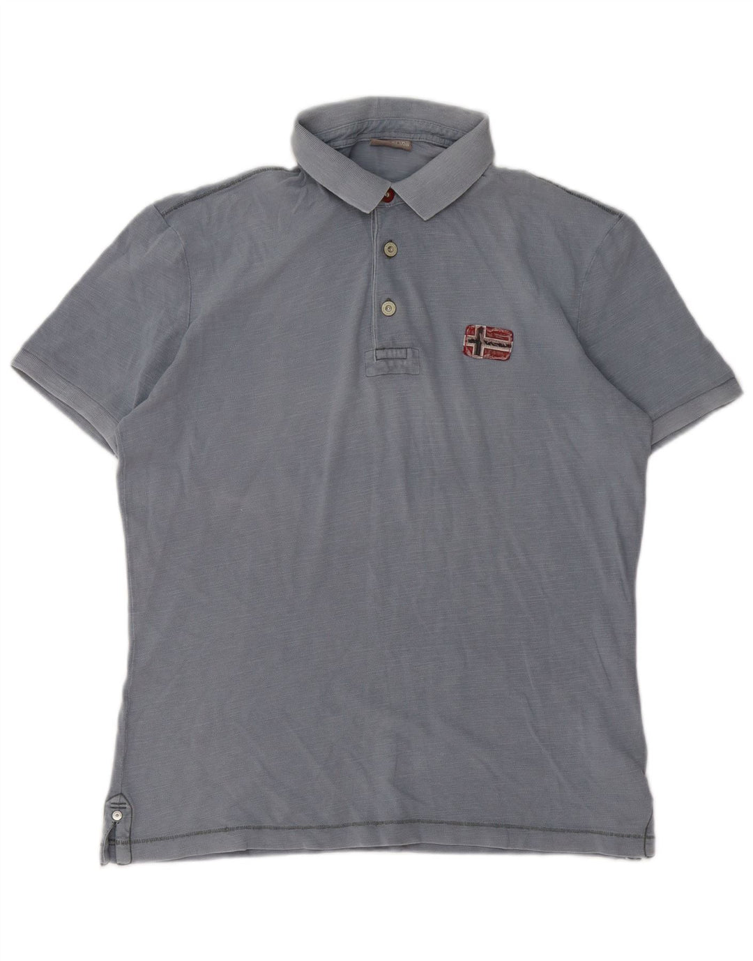 Napapijri Polo Hombre Algodón Azul Medio