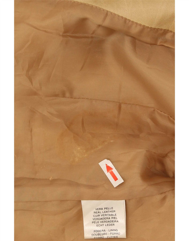 Chaqueta de cuero para mujer Conbipel IT 44 Beige medio