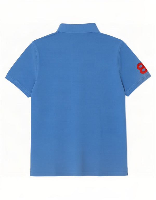 Tommy Hilfiger Polo con gráfico personalizado para hombre XL Algodón azul