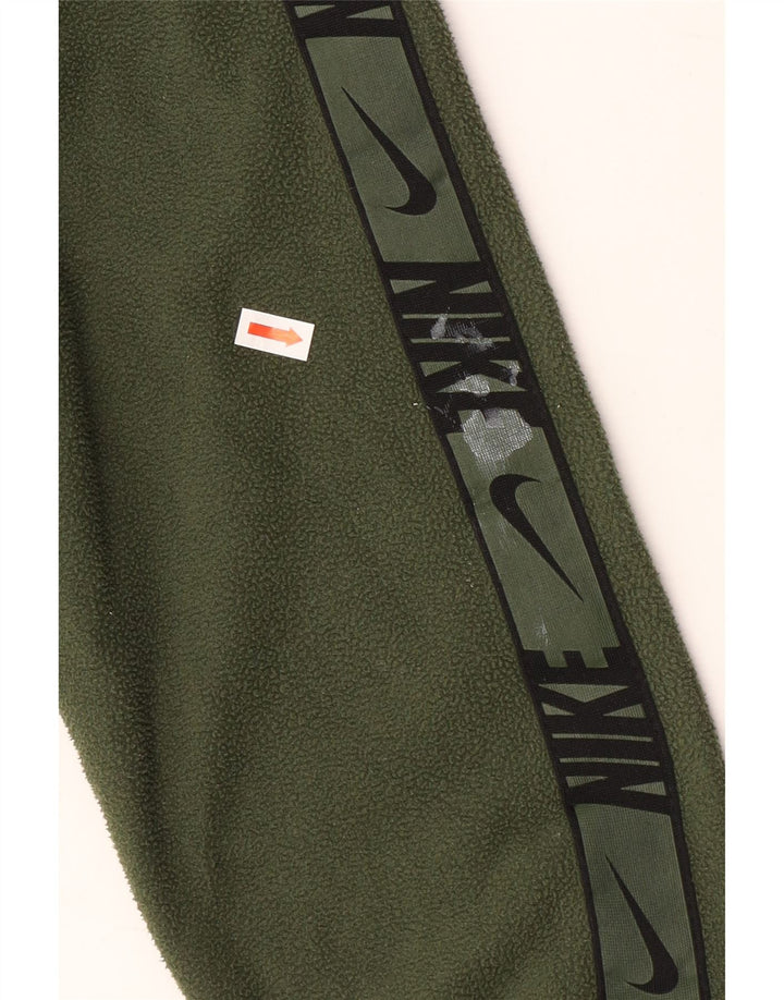 NIKE Jersey de forro polar con capucha Therma-Fit Graphic para hombre XS Poliéster verde