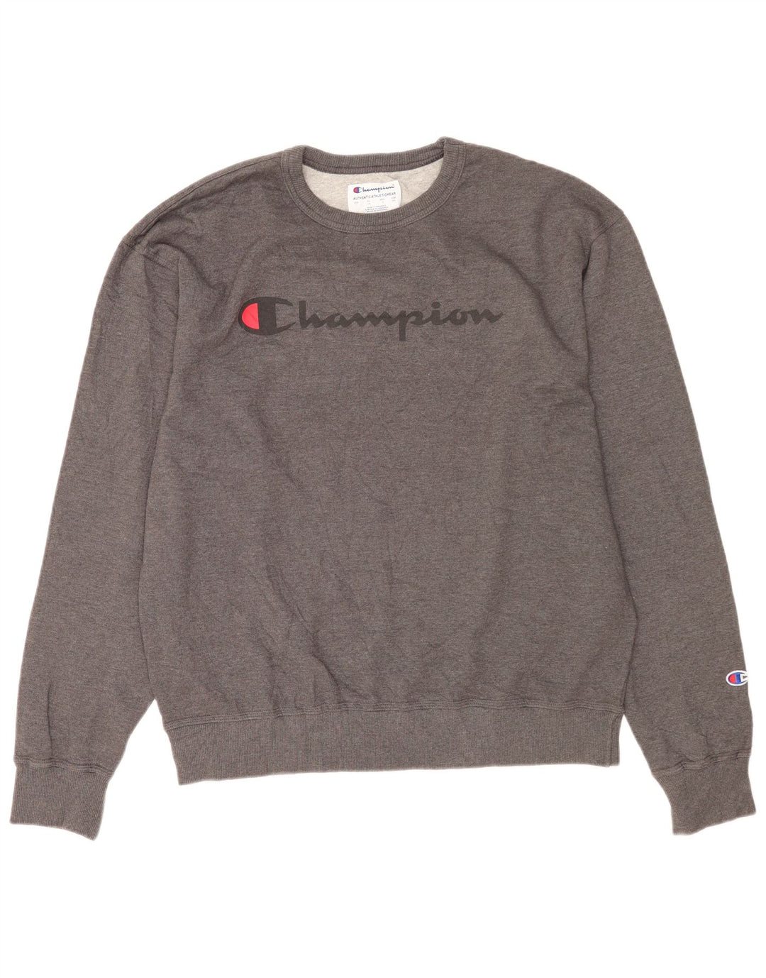 Champion Sudadera Gráfica para Hombre Jersey Grande De Algodón Gris