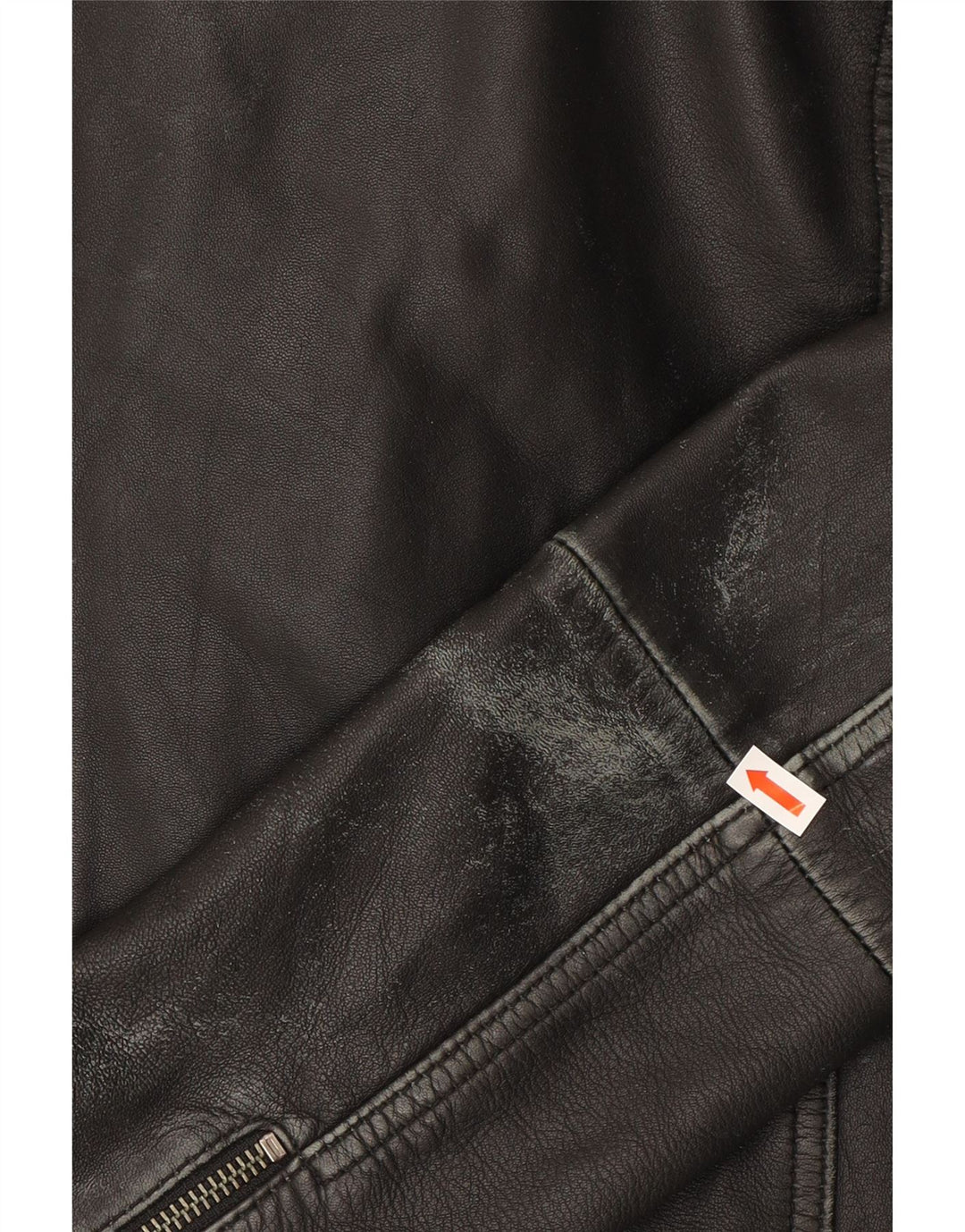 ALL SAINTS Womens Leather Biker Jacket UK 6 XS Black Leather