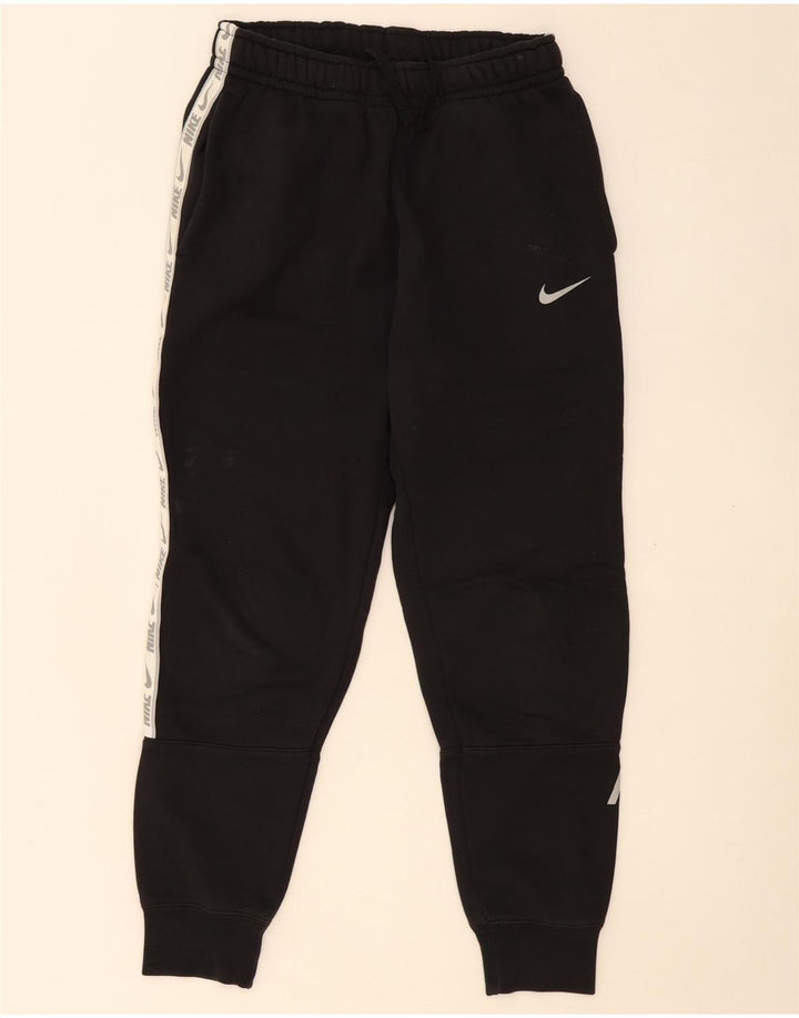 NIKE Hombre Graphic Standard Fit Chándal Pantalones Joggers XS Algodón Negro