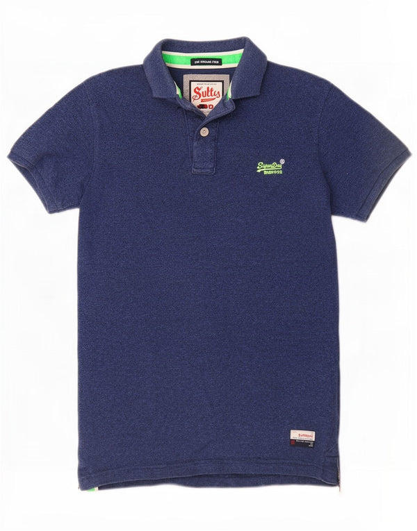 Superdry Polo The Classic De Algodón Azul Marino Mediano