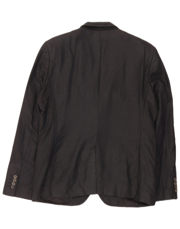 Zara Chaqueta tipo blazer de 2 botones para hombre EU 54 XL Negro