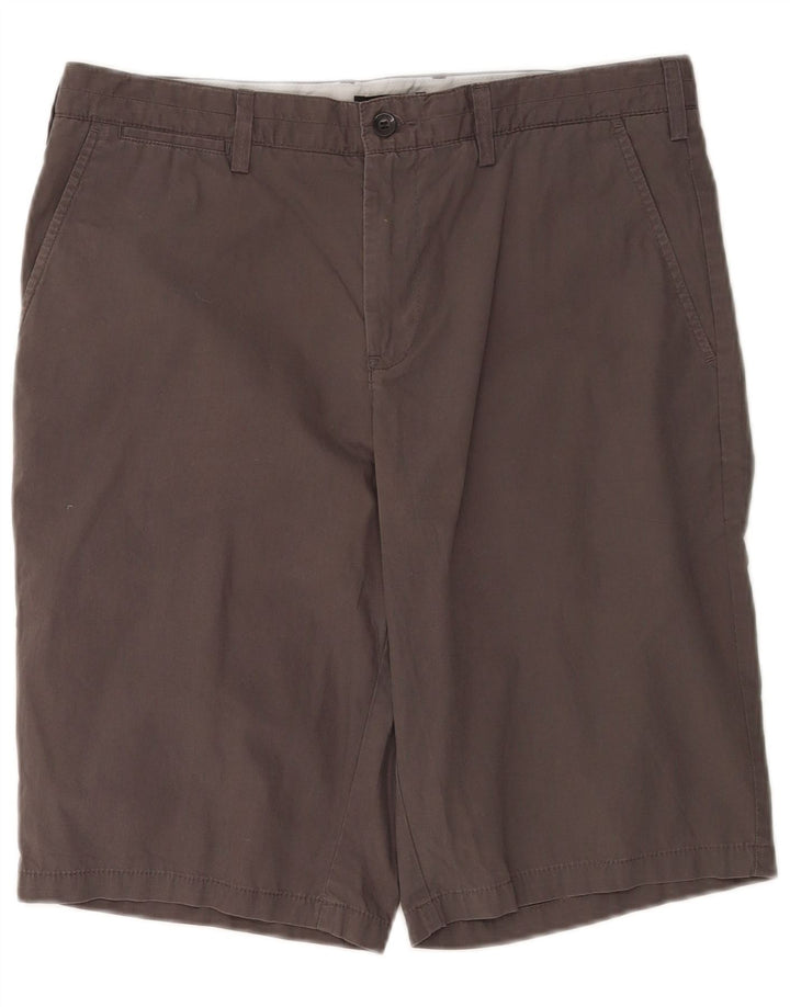 Marks & Spencer Pantalones cortos chinos para hombre W34 Algodón gris grande