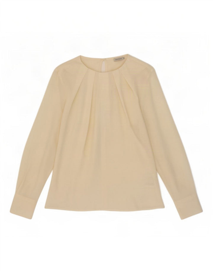 Henry Cottons Blusa de manga larga para mujer IT 44 Poliéster blanco medio