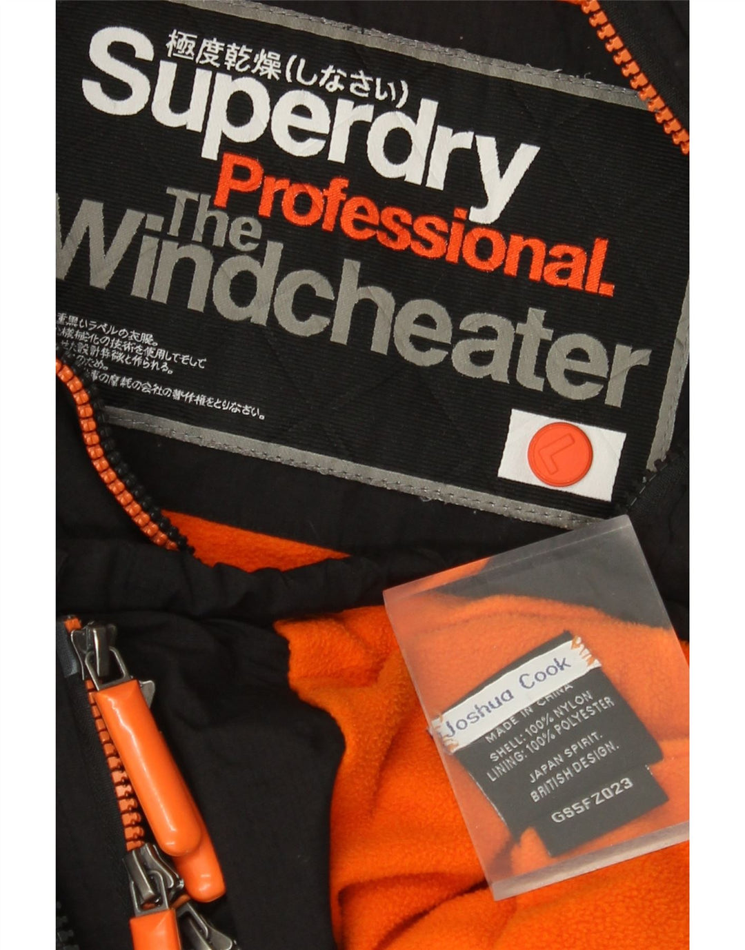 Superdry Chaqueta Cortavientos The Windcheater para Mujer UK 46 Large Nylon Negro