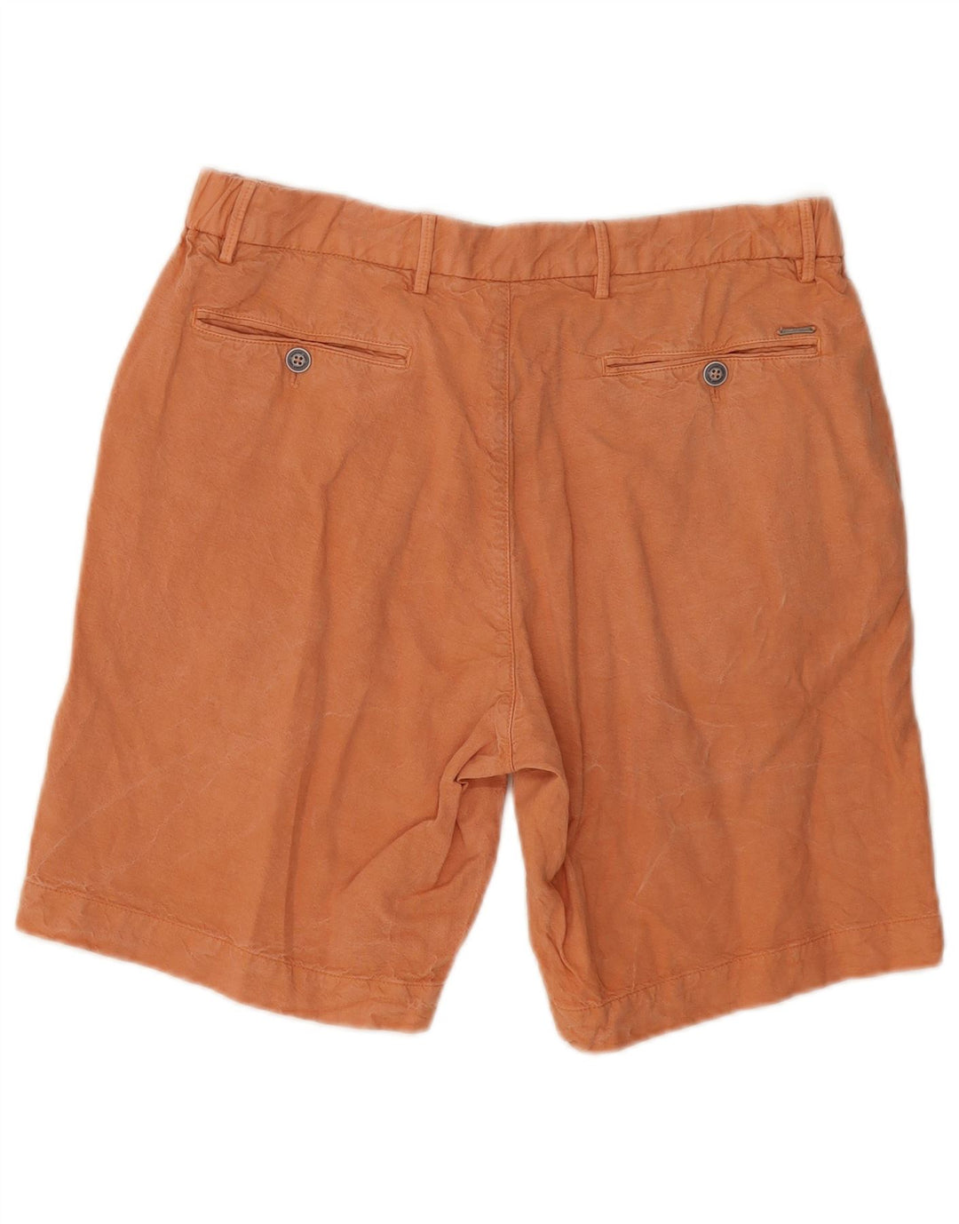 Massimo Dutti Pantalones cortos chinos para hombre EU 42 Large W32 Algodón naranja