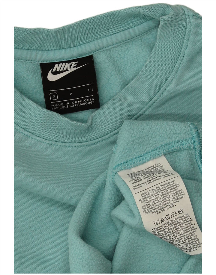 Nike Hombre Sudadera Jumper Small Turquesa Algodón