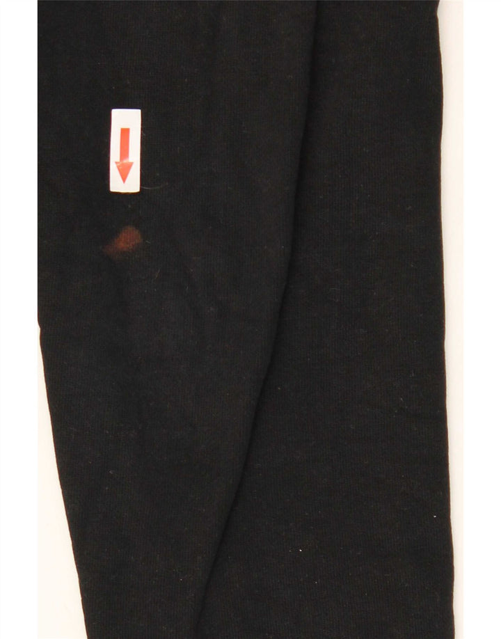 Marks & Spencer Suéter con capucha y cremallera para hombre Algodón negro mediano