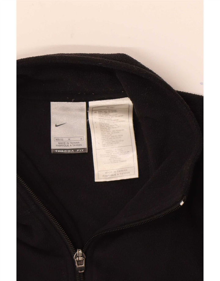 Nike Chaqueta polar para mujer US 8/10 Mediana Negro Poliéster