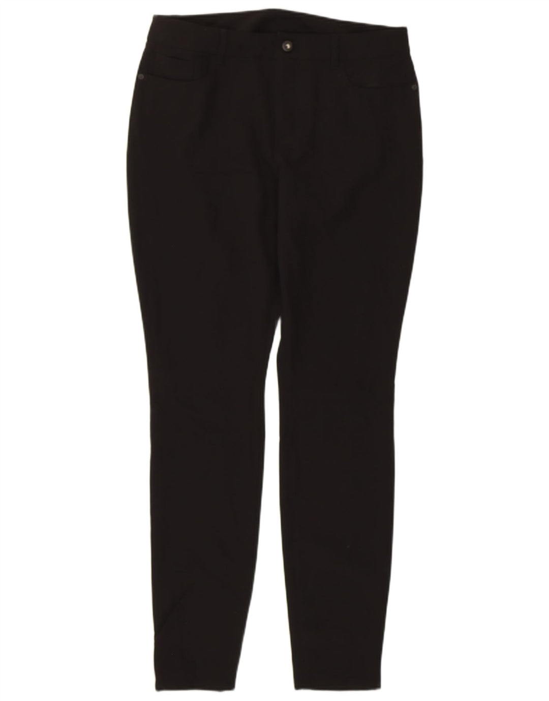 DKNY Pantalones casuales ajustados para mujer US 6 mediano W30 L29 nailon negro