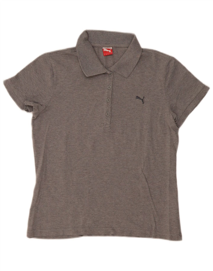 PUMA Polo para mujer UK 40 Algodón gris medio