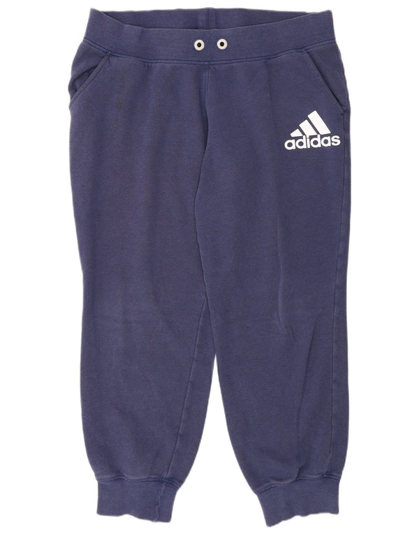 Adidas Mujer Graphic Chándal Pantalones Joggers UK 16/18 Grande Azul Marino