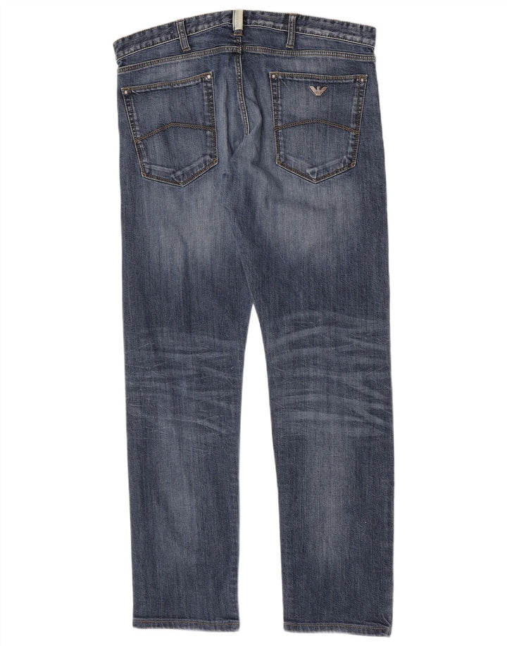 Jeans Armani Mujer Slim W33 L31 Algodón Azul