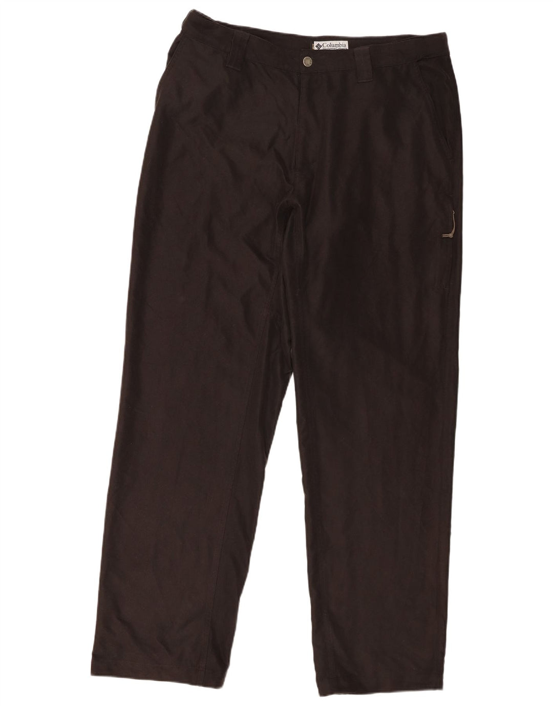 Columbia Pantalones cargo rectos para hombre W36 L33 Poliéster marrón