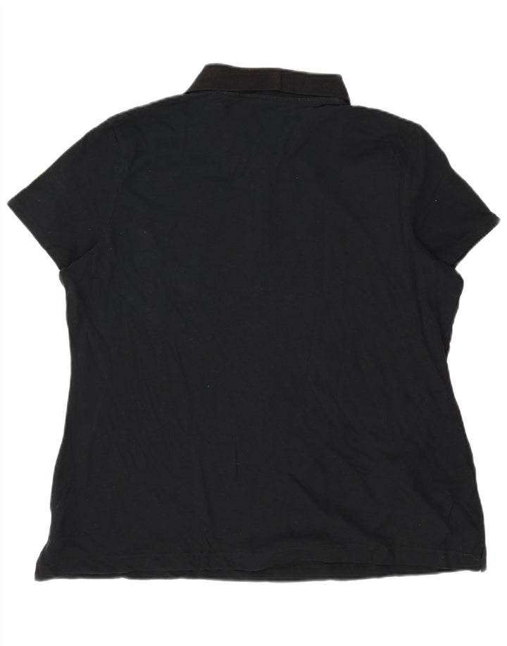 LEE Polo para Mujer UK 20 2XL Algodón Negro