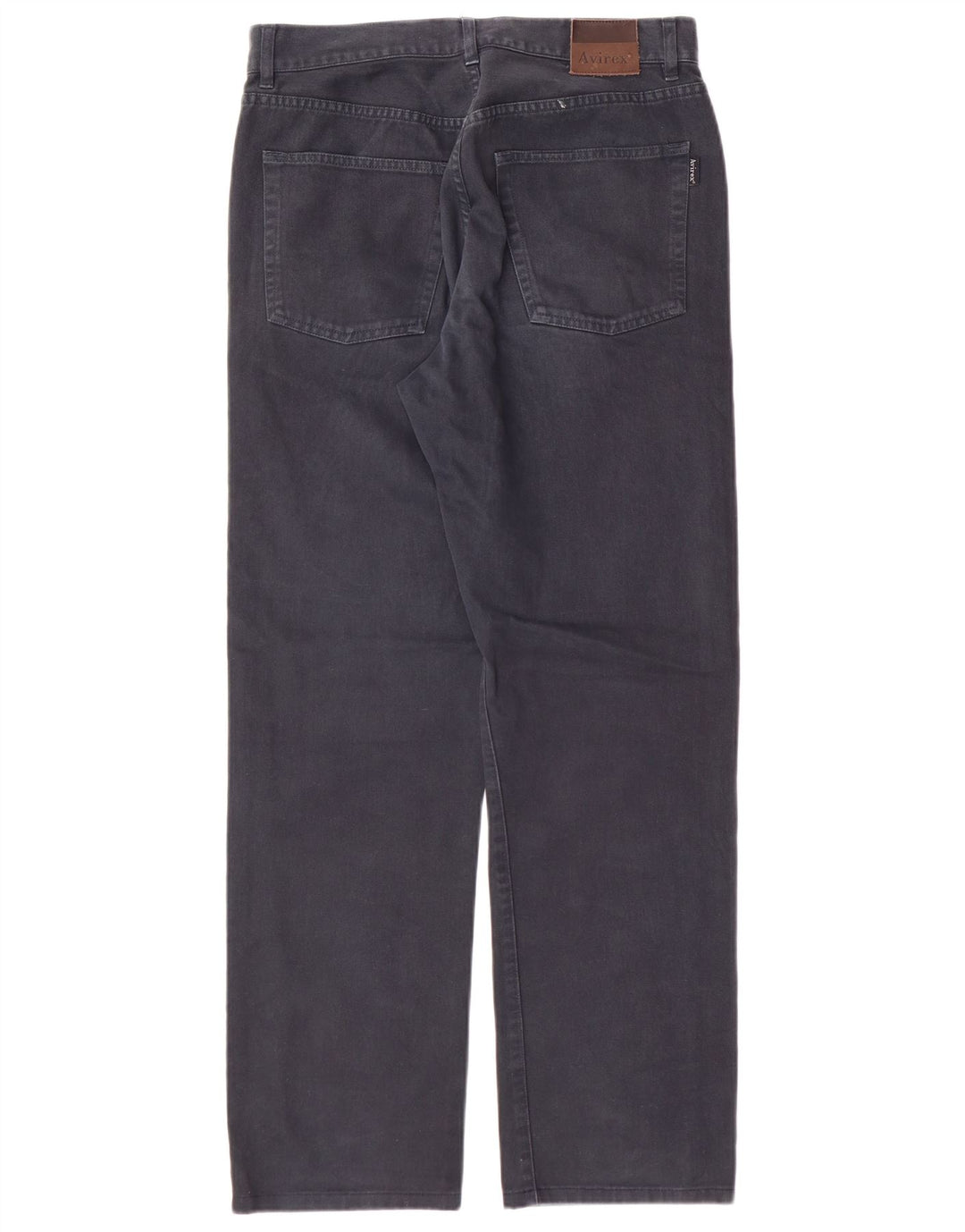 AVIREX Vaqueros rectos para hombre W30 L29 Algodón azul marino