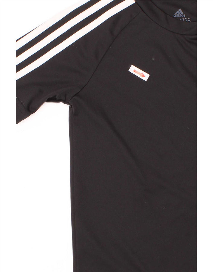 Adidas Boys Aeroready Camiseta Top 7-8 años Negro Poliéster