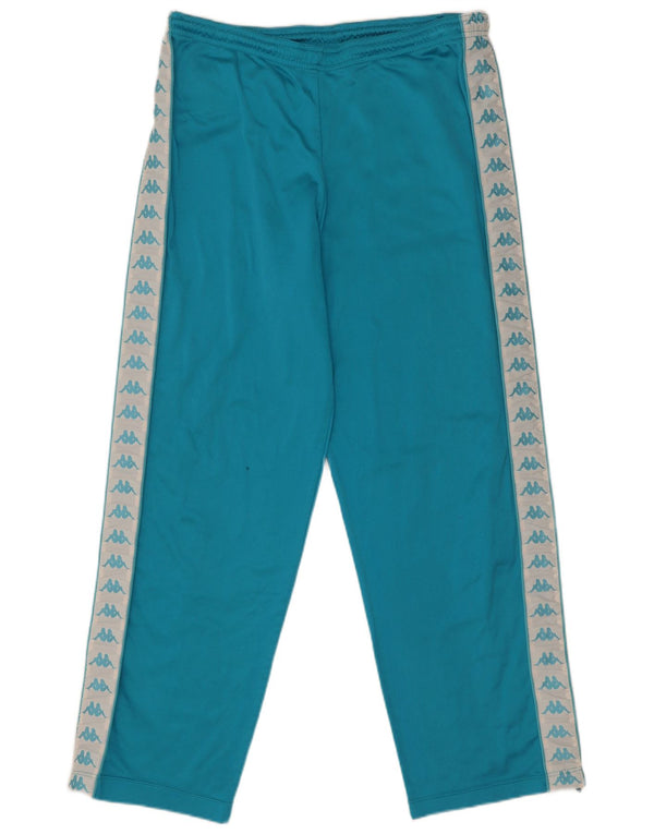 Kappa Hombre Pantalones De Chándal Gráficos Large Azul Colorblock Poliéster