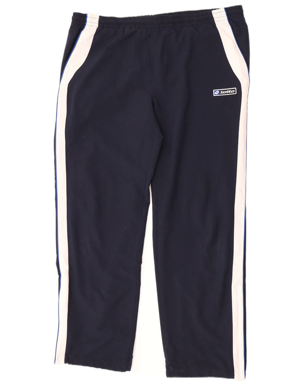 Pantalones de chándal para hombre Lotto UK 44/46 2XL Azul marino Colorblock Poliéster