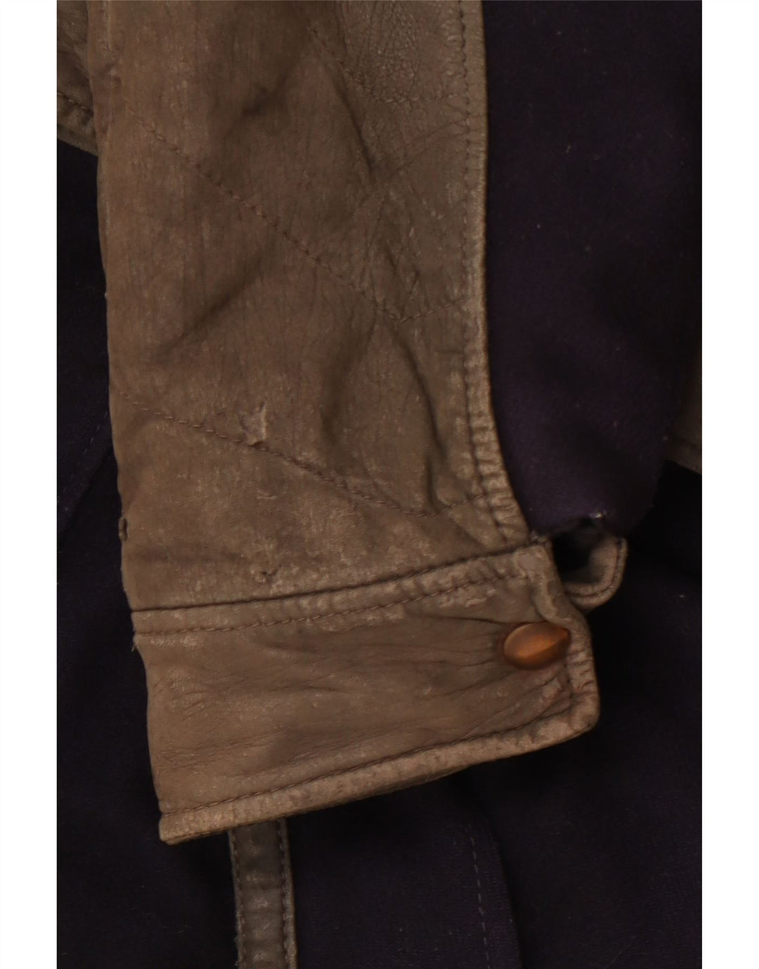 VITTORIO FORTI Chaqueta bomber para mujer IT 46 Large Viscosa azul marino