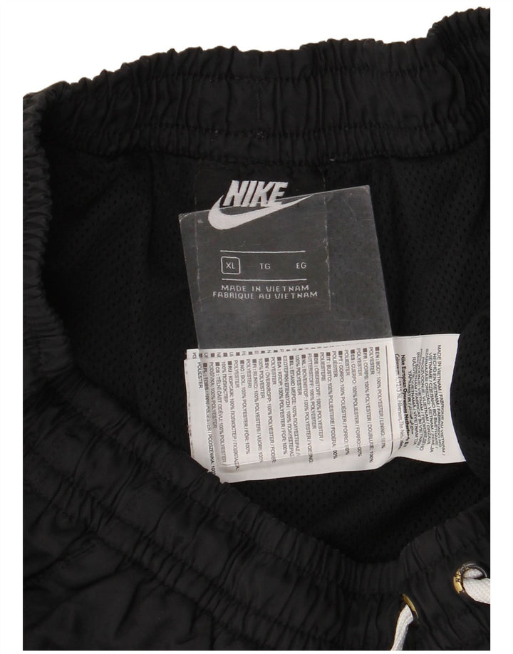 Nike Pantalones cortos deportivos para niños 13-14 años XL Negro Poliéster