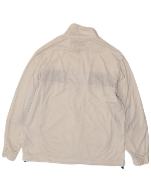 LOTTO Chaqueta superior de chándal para hombre 2XL Poliéster color block blanco