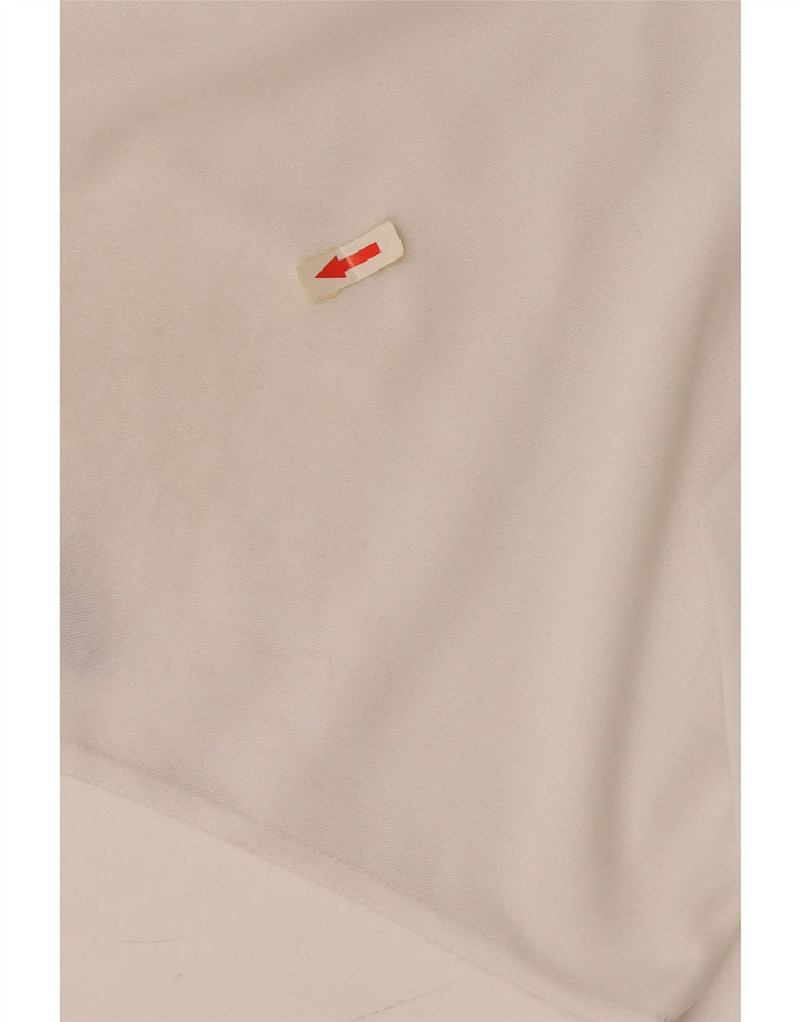 Pantalones cortos deportivos Nike Climalite para hombre poliéster blanco mediano