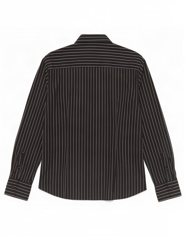 Camisa Guess Hombre XL Algodón Rayas Negras