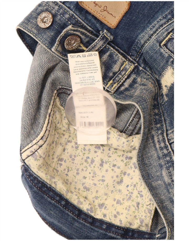 PEPE Jeans Chaleco Vaquero Desgastado para Niños 7-8 Años Algodón Azul Medio