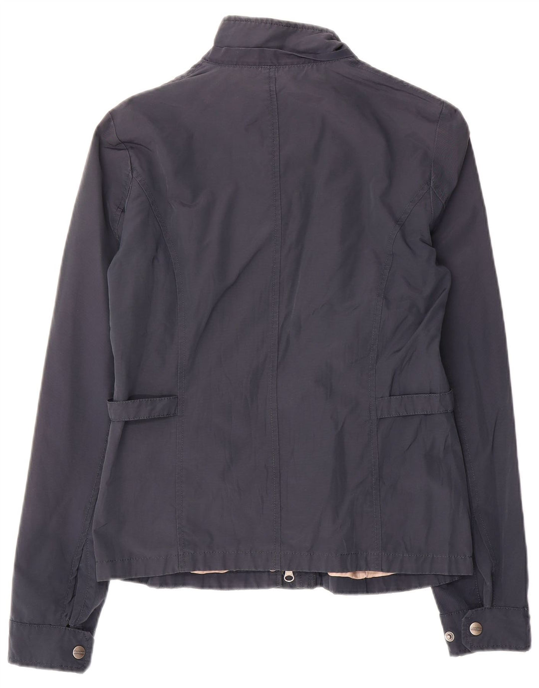 Woolrich Chaqueta Bomber para Mujer Reino Unido 16 Grande Algodón Azul Marino